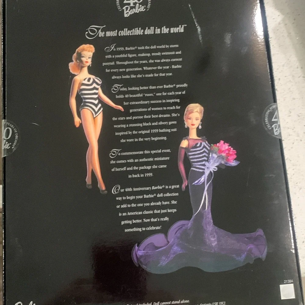 1999 40th Anniversary Barbie NIB Mint